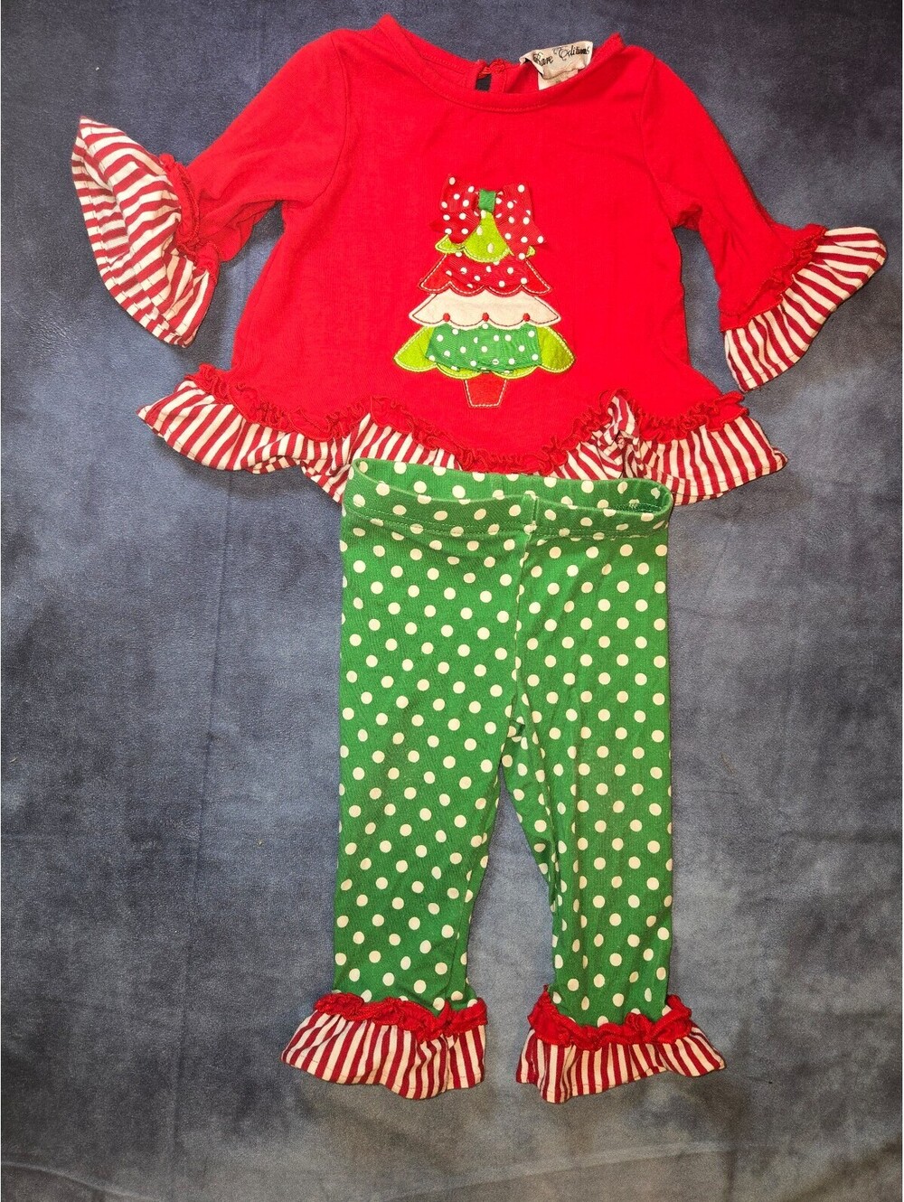 12 month girls christmas outfit